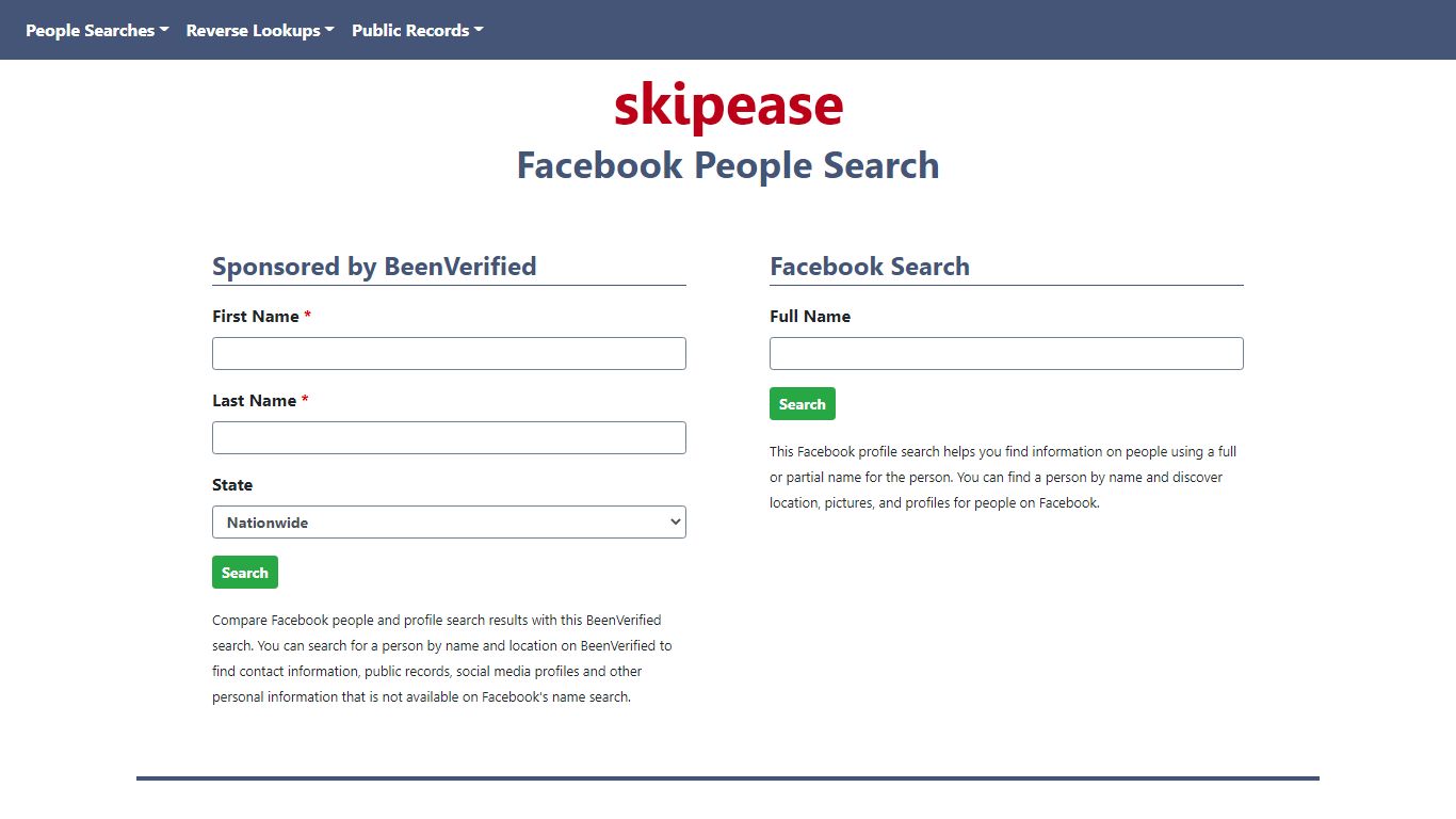 The Facebook People Search - Find People On Facebook ...
